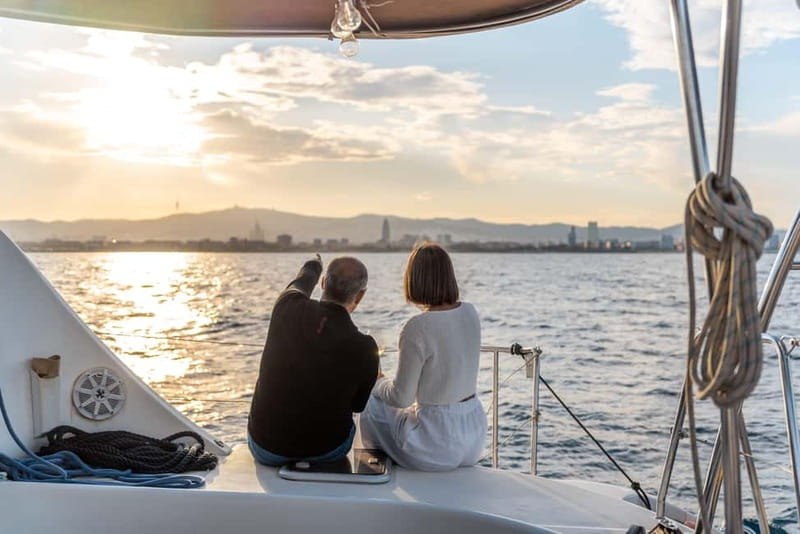 Barcelona: Sunset Catamaran Cruise with Wine and Tapa - Starting at Marina Vela and finding the OPA