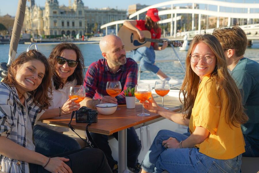 Barcelona: Sunset Catamaran Experience w/ optional Dinner - Why Barcelona looks best from the sea at sunset