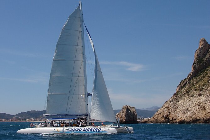 Bay trip in Calpe or Altea with a sailing catamaran - Views from the Bay of Altea toward Benidorm