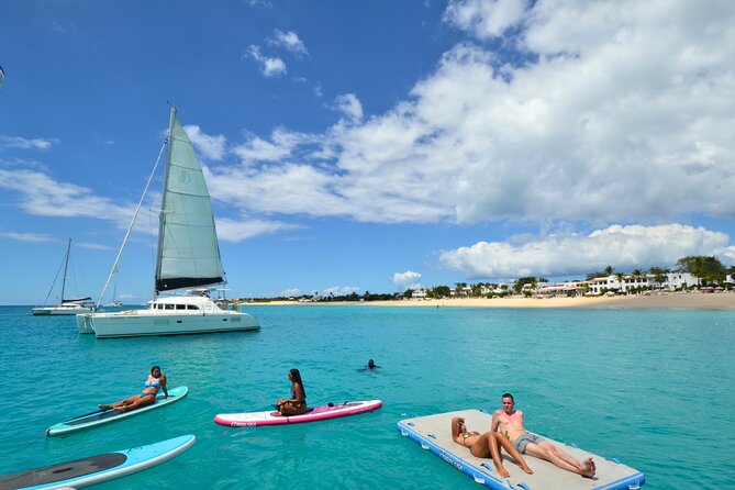 Be Happy - Private Catamaran Cruise in Sint Maarten - Half Day - A quiet pass along Plum Bay