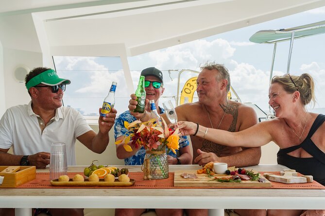 Be Happy - Private Catamaran Cruise in Sint Maarten - Half Day - Leaving Bobby’s Marina in Philipsburg
