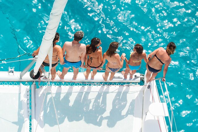 Be Happy - Private Catamaran Cruise Sint Maarten Full Day Tour - Grand Case Beach mixes swimming with local flavor
