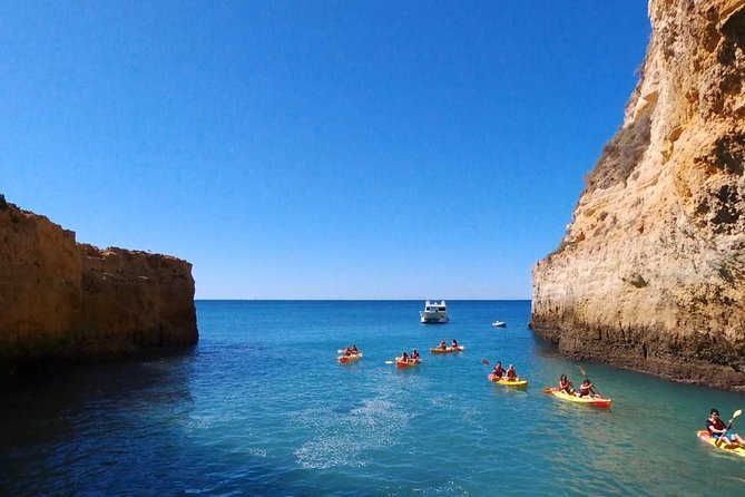 Benagil Kayak Tour On Board a Fantastic Catamaran - Kayaking into Benagil and nearby caves