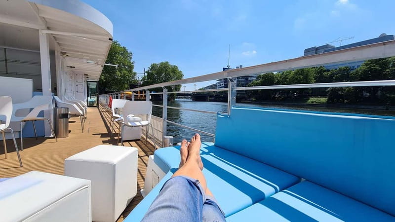 Berlin: East Side Gallery Spree Cruise in a Solar Catamaran - Treptow Park and the quieter eastern Spree