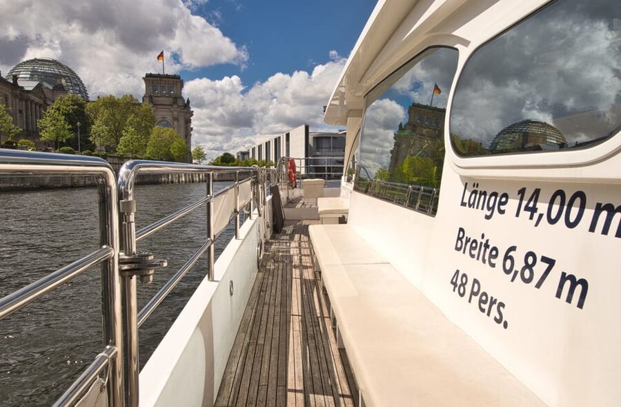 Berlin: Exclusive Boat Tour on a Solar-Powered Catamaran - Wheelchair access and dogs on board