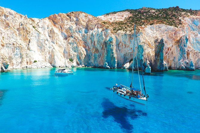 Best of Milos and Poliegos Catamaran snorkelling Cruise with BBQ - At a glance