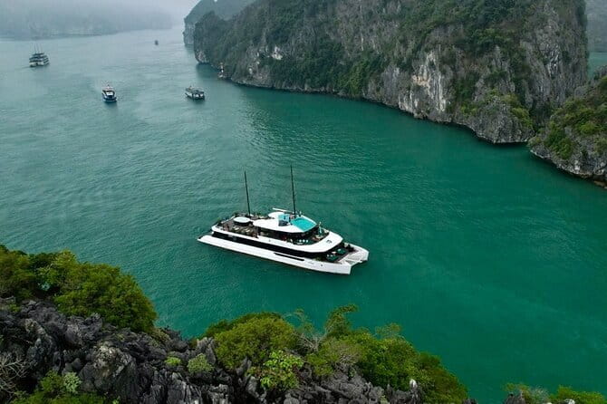 Best Selling Catamaran Cruise Premium Day Trip Explore Halong Bay - Leaving Hanoi between 7:45 and 8:20 a.m.
