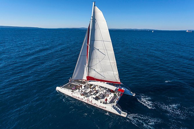 Blue Lagoon, Trogir & Čiovo catamaran tour with Food and Drinks - A full day from Split, with the sea as the main event