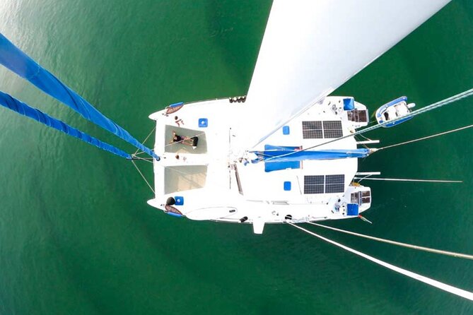 Boat Rental on a Luxurious Catamaran in Lisbon - Cristo Rei across the water