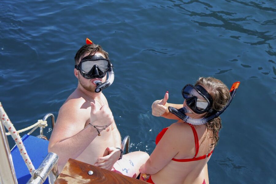 Cabo San Lucas: Private Catamaran Cruise - The boat, seating, and group size
