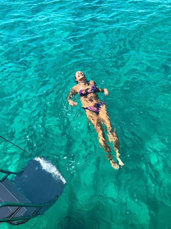 Cabo San Lucas Private Mini Catamaran Tour - The beach stop: swimming, snorkeling, and floating