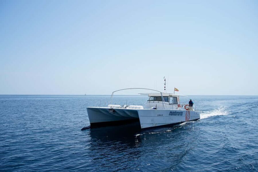 Calpe: Motor catamaran with a swim stop and optional lunch - Seeing Calpe from the water