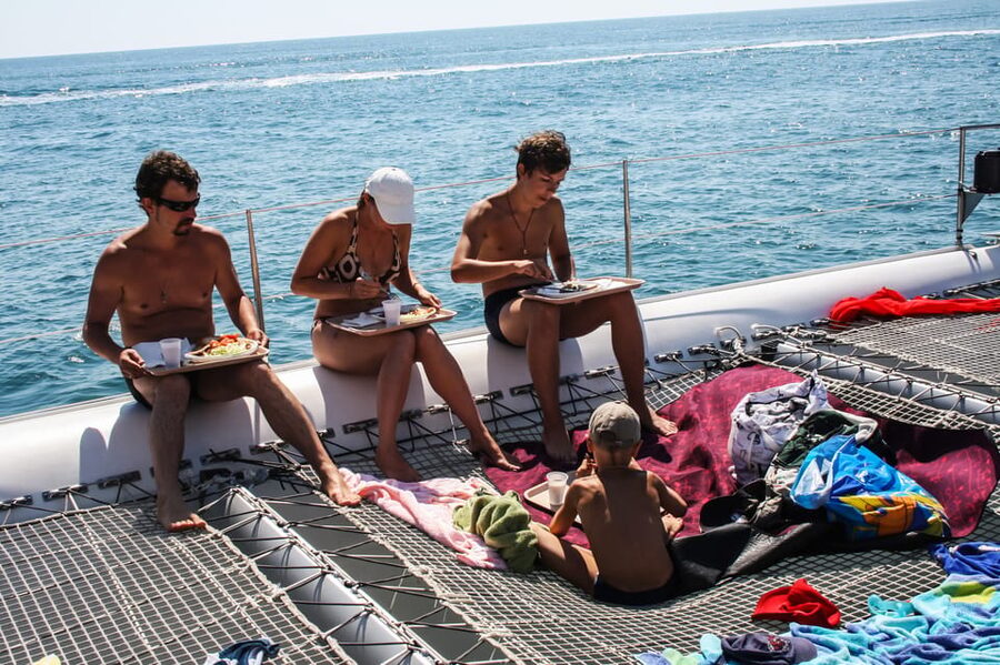 Cambrils: Costa Daurada Sail Catamaran Cruise - The 5-hour cruise with barbecue