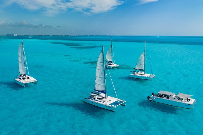 Cancún Catamaran to Isla Mujeres + Snorkel, Open Bar & Lunch - Setting sail from Playa Tortugas at 10:30 a.m.