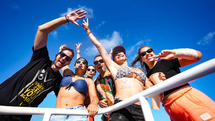 Cancun: Isla Mujeres Catamaran Ride, Open Bar & Buffet Lunch - Sailing from Cancun on an eight-hour catamaran day