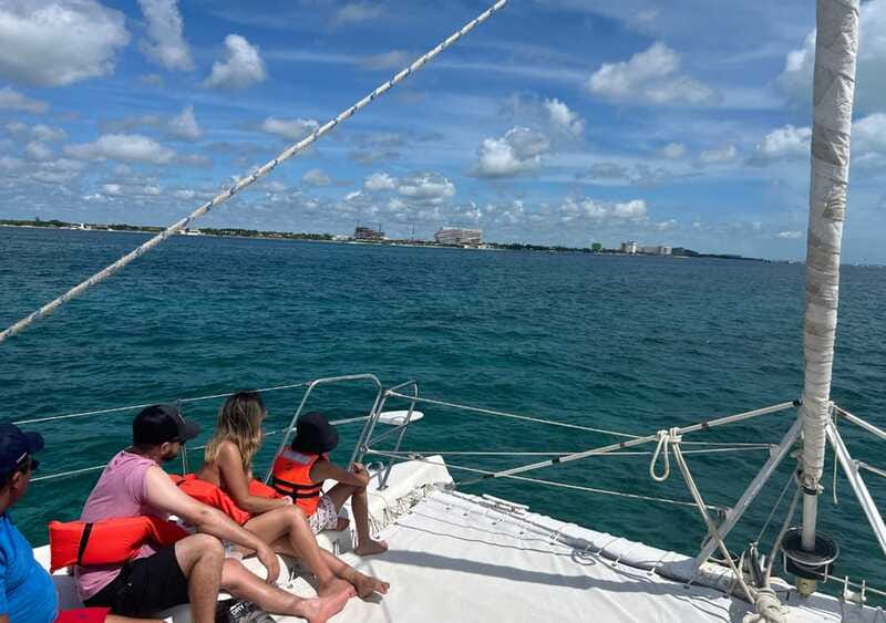 Cancun: Isla Mujeres Catamaran with buffet, drinks & snorkel - A Full Caribbean Day for $65
