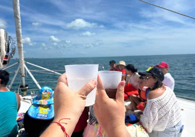 Cancun: Isla Mujeres Catamaran with buffet, drinks & snorkel - Playa Norte and the Island’s Turquoise Water