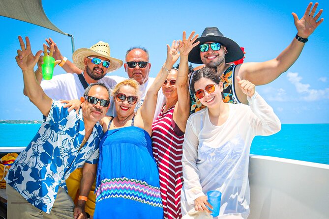 Cancun Private Catamaran to Isla Mujeres with Buffet & Open Bar - Buffet lunch at a private beach club