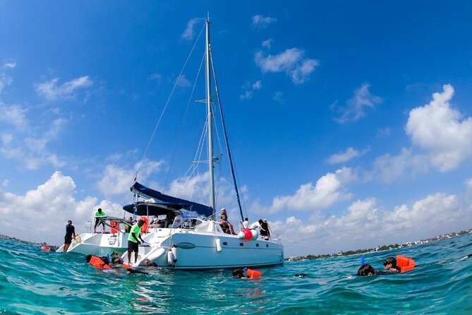 Cancun Sailing Catamaran Islas Mujeres With Luxury Beach Club - The El Meco Reef snorkel