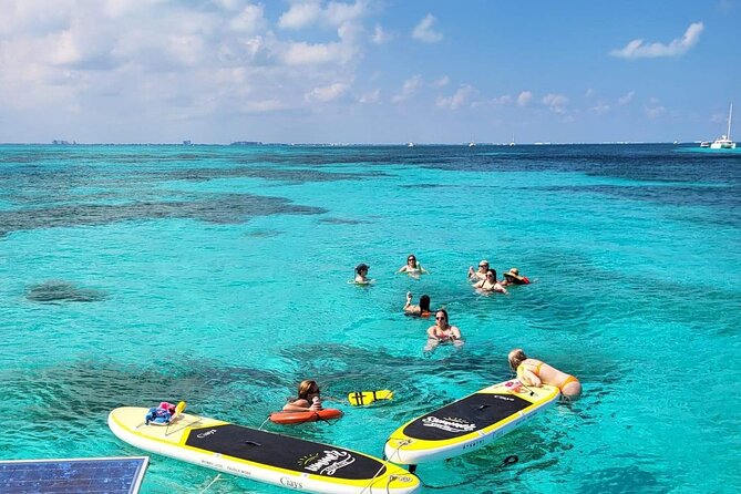 Cancun to Isla Mujeres Private Catamaran Cruising Snorkeling Fun! - Playa Norte, lunch, and an hour on the island