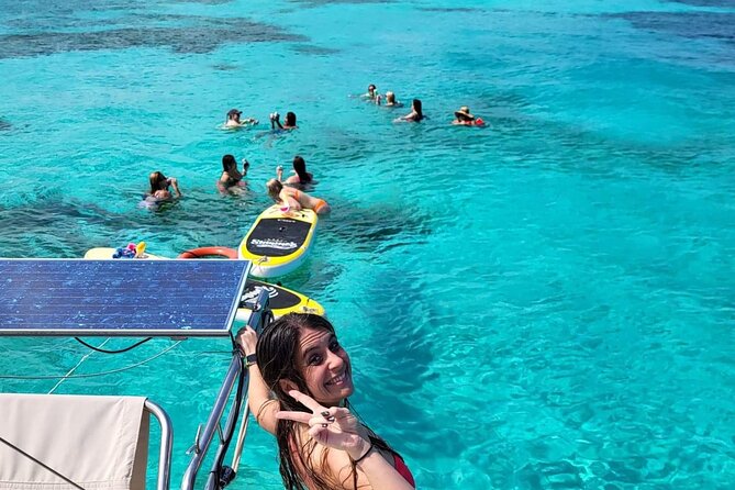 Cancun to Isla Mujeres Private Catamaran Cruising Snorkeling Fun! - Snorkeling near El Meco