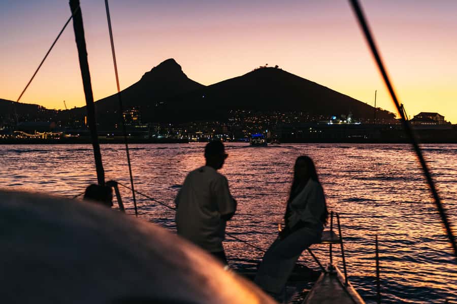 Cape Town: Sunset Catamaran Cruise on Table Bay with Bubbles - Granger Bay with a chance of marine life