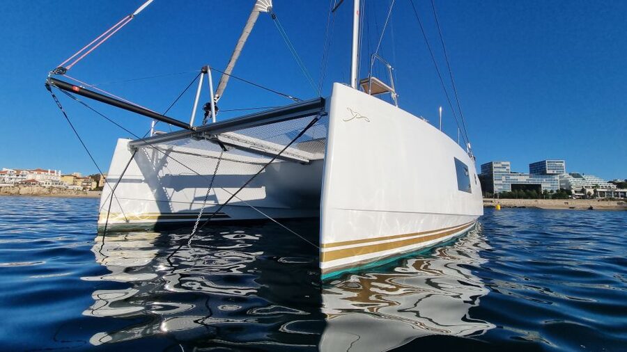 Cascais:Luxury Private Sailing Catamaran Cruise with a Drink - The first view is Cascais Bay