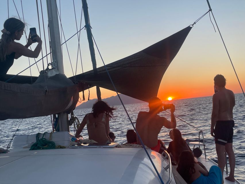 Catamaran Afternoon Cruise: Kleftiko half day with sunset - Starting at Adamas, Then Moving to Agia Kiriaki