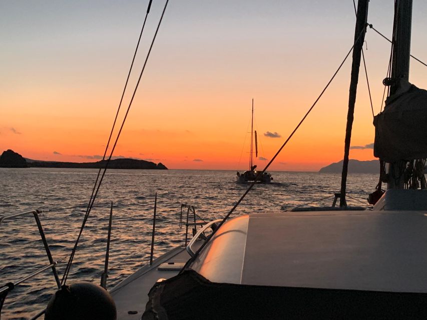 Catamaran Afternoon Cruise: Kleftiko half day with sunset - Sikia Cave and the West Coast by Catamaran