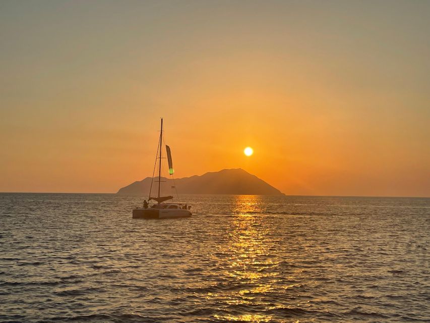 Catamaran Afternoon Cruise: Kleftiko half day with sunset - Kalogries or Plathiena for the Second Swim