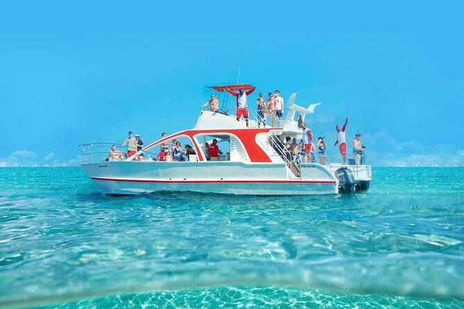 Catamaran and Snorkeling Party with Drink Included in Punta Cana - The natural pool is where the party starts