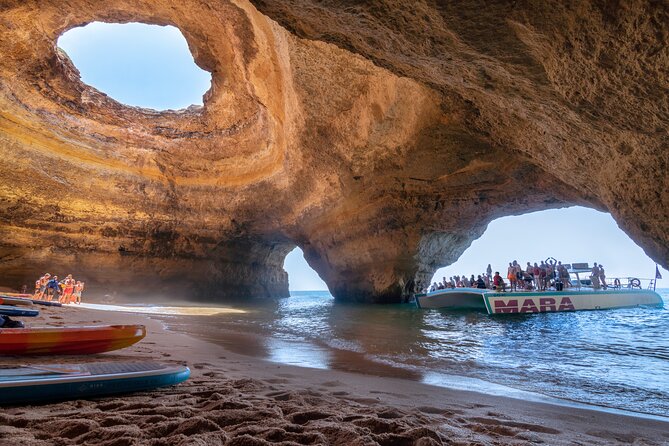 Catamaran BBQ on the Beach: Cruise to Benagil Caves - A catamaran built for a long coastal ride
