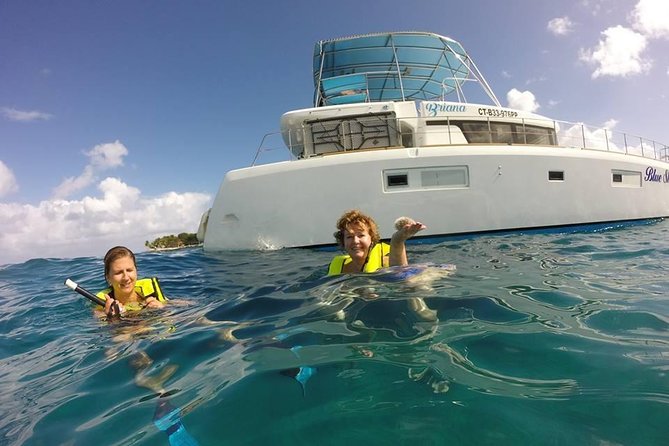 Catamaran Cruise with Snorkeling and lunch on board! - Setting off from Sosúa Beach on a Lagoon catamaran