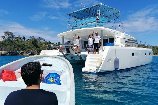 Catamaran Cruise with Snorkeling and lunch on board! - BBQ lunch with chicken, pork, and sausages