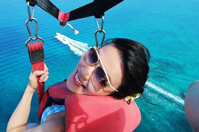 Catamaran Cruise with Snorkeling & Parasailing - From Los Corales beach to the catamaran