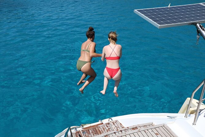 Catamaran Cruises Rhodes - 6 Hours Day Cruise ALL INCLUSIVE - Anthony Quinn Bay: the dramatic first swim
