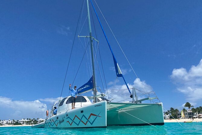 Catamaran Day Sail - Tintamarre’s white sand and open choice of activities
