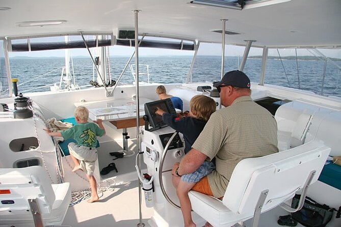 Catamaran Day Sail Shelling Excursion 42ft. Mainecat Cool Beans - How the experience compares with a sunset sail