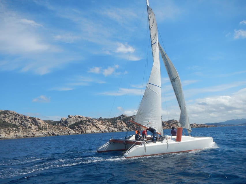 Catamaran: Day trips in La Maddalena's Archipelago - Sailing Back to Palau Around 5:00 PM