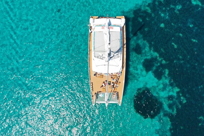 Catamaran from Cannes - The Lérins Islands and the first view from the water