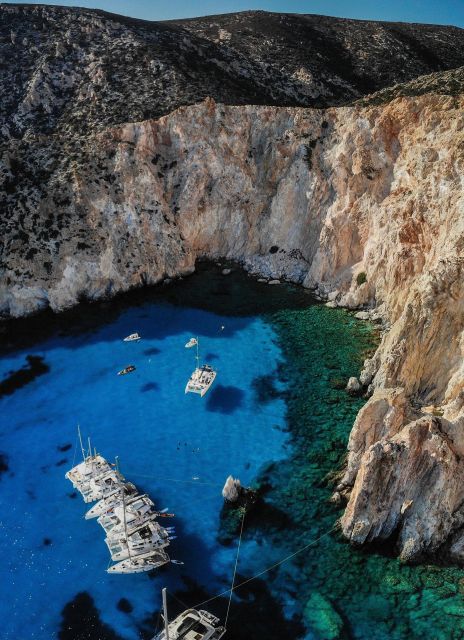 Catamaran Full Day Cruise - Polyegos and the Blue Waters swim