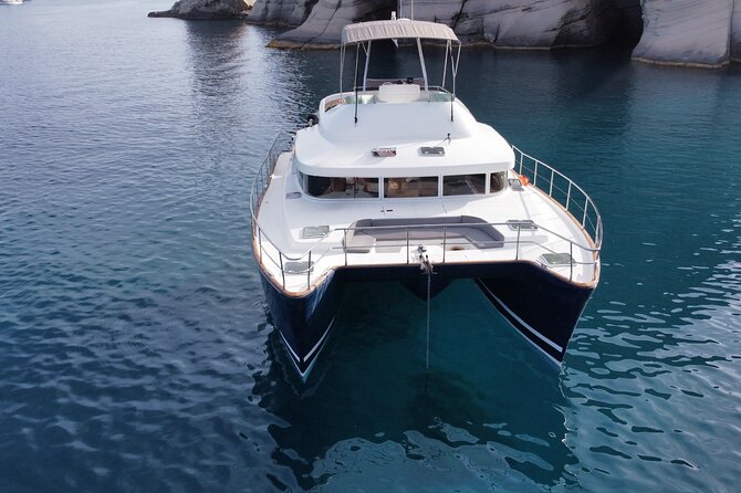 Catamaran Full Day Cruise in Agia Kiriaki Kleftiko - Why the south coast is the right side of Milos for a boat day