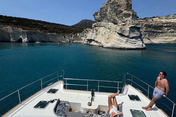 Catamaran Full Day Cruise in Agia Kiriaki Kleftiko - Gerakas combines quiet water and lunch