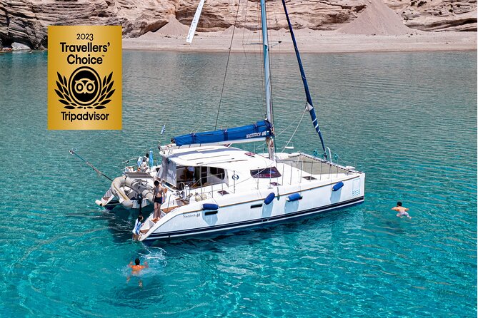 Catamaran Full-Day of Milos and Poliegos With Lunch & BBQ - Key things to know before booking