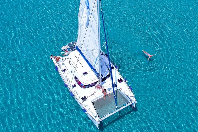 Catamaran Full-Day of Milos and Poliegos With Lunch & BBQ - Cape Vani and Milos’ mining past
