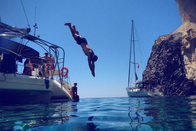 Catamaran Half Day Morning Cruise: Kleftiko - Kalogries Beach is your first swim