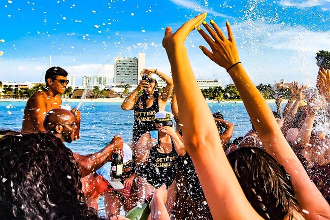 Catamaran Party Boat Cancun - Stops, snorkeling, and time on the water