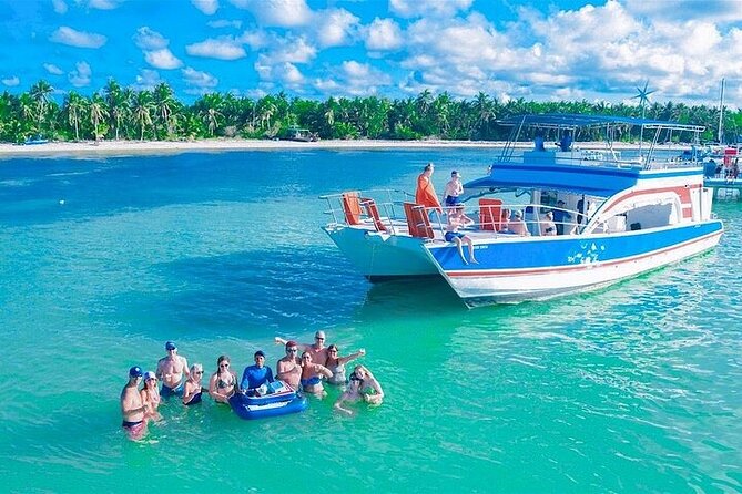 Catamaran Party in Punta Cana with Unlimited Drinks - The natural pool stop