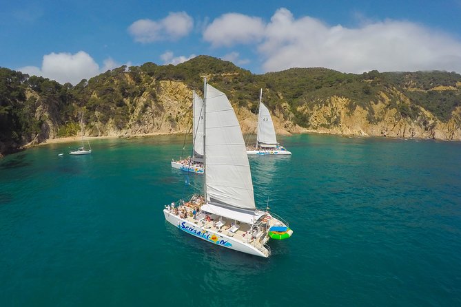 Catamaran ride -Costa Brava with barbecue and drinks. Familiar. - The sheltered cove and swimming stop