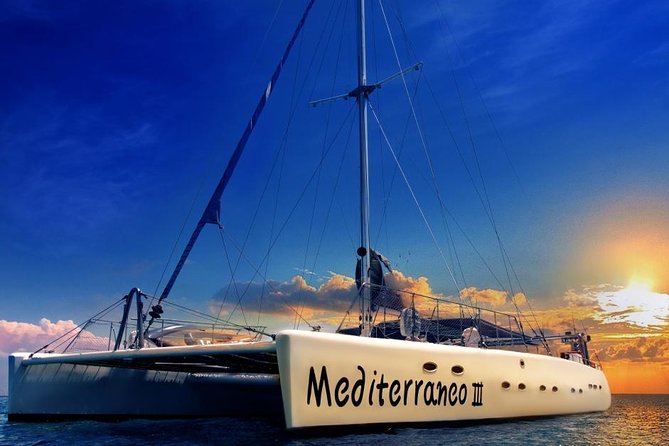 Catamaran Ruby Sunset Cruise from Protaras - Leaving Protaras for an afternoon at sea